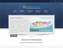 Tablet Screenshot of hi-techwebmaster.com